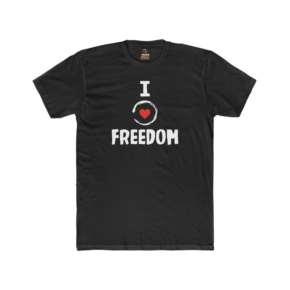 I Love Freedom Men's Cotton Crew Tee | The Freedom People