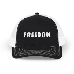 Freedom Snapback Trucker Hat - Embroidered Cap for a Stylish and Casual Look