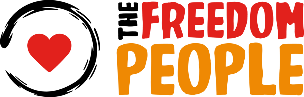 The Freedom People logo and branding representing education on natural law and PMAs.