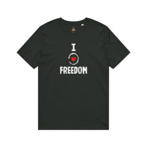 I Love Freedom Organic T-Shirt